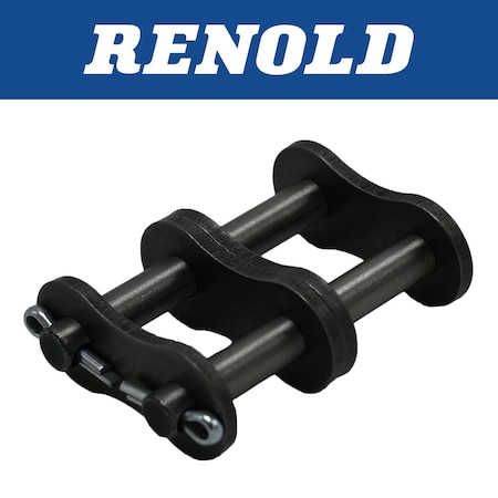 Renold CONNECTING LINK -  RT 60-2, 3/4in. PITCH, COTTER PIN SLIP FIT, CARBON STEEL RT60A2S11I